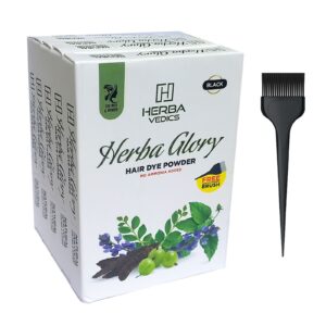 Herba glory Ayurvedic Hair dye 100 Gram  + Free Hair dye Brush